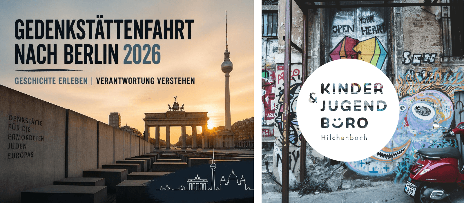 Titelbild für Gedenkstättenfahrt nach Berlin 2026 – Geschichte erleben, Verantwortung verstehen