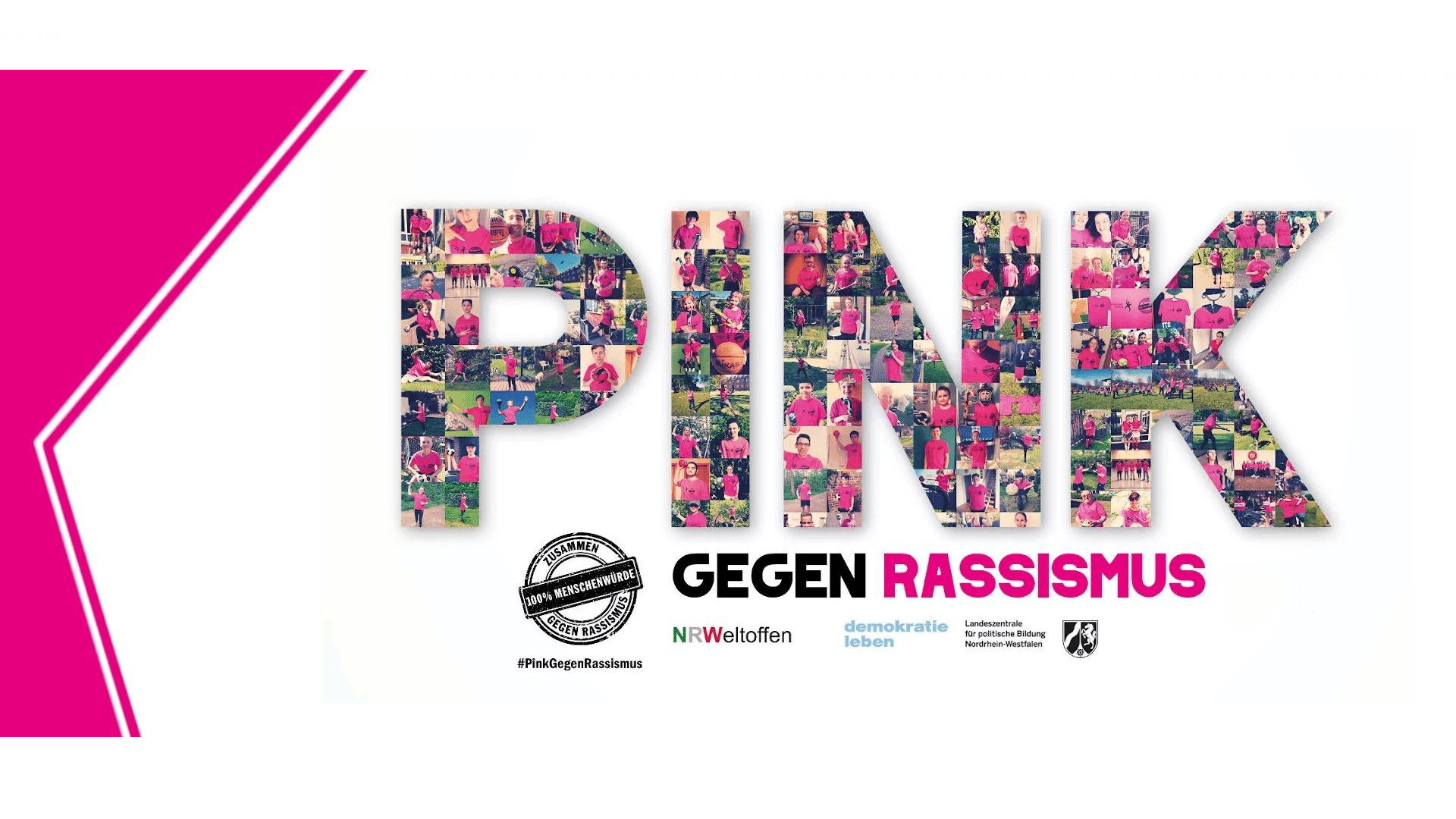 Titelbild für #IWgR "Sporttag Pink gegen Rassismus" in Siegen 