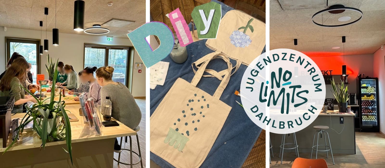 Titelbild für Offener Mädchen*treff - Kreativnachmittag: DIY Stoffbeutel & T-Shirts (ab 10 Jahren)