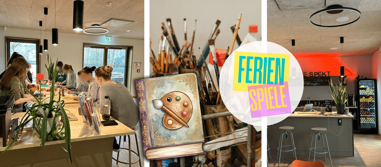 Titelbild für Offener Mädchen*treff - DIY Künstlerbuch 🎨