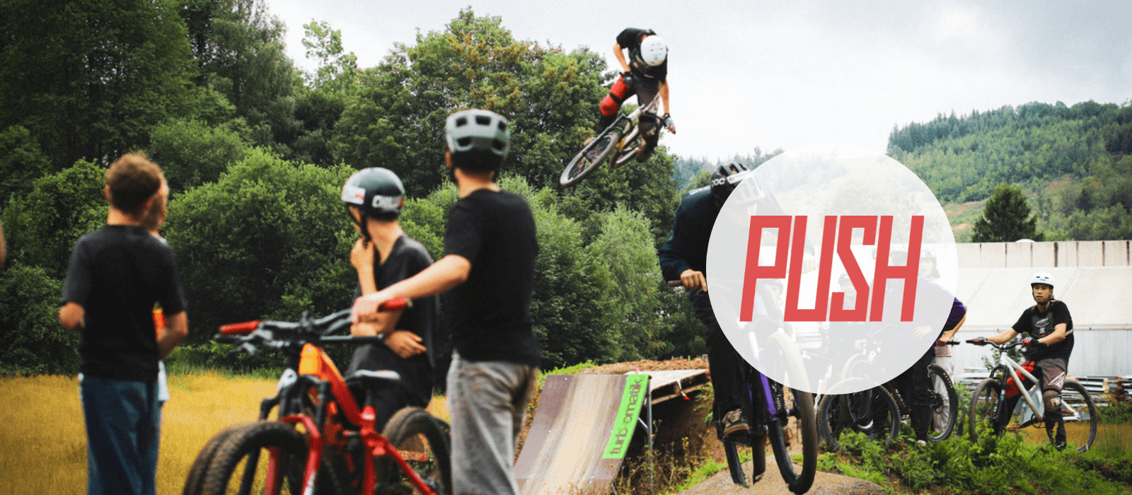 Titelbild für Push Your Bike im Dirtbikepark