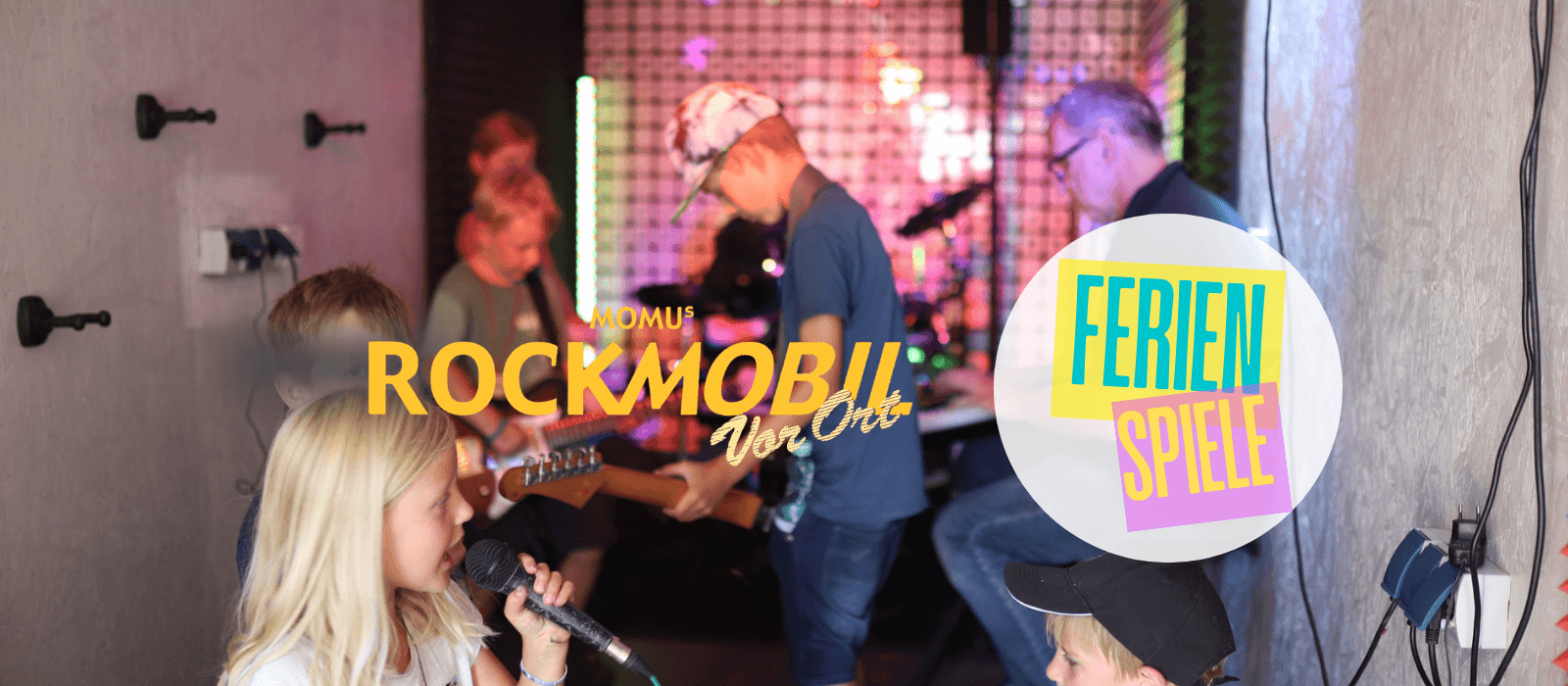 Titelbild für Bandworkshop - Werde Teil deiner eigenen Band – mit dem Rockmobil!