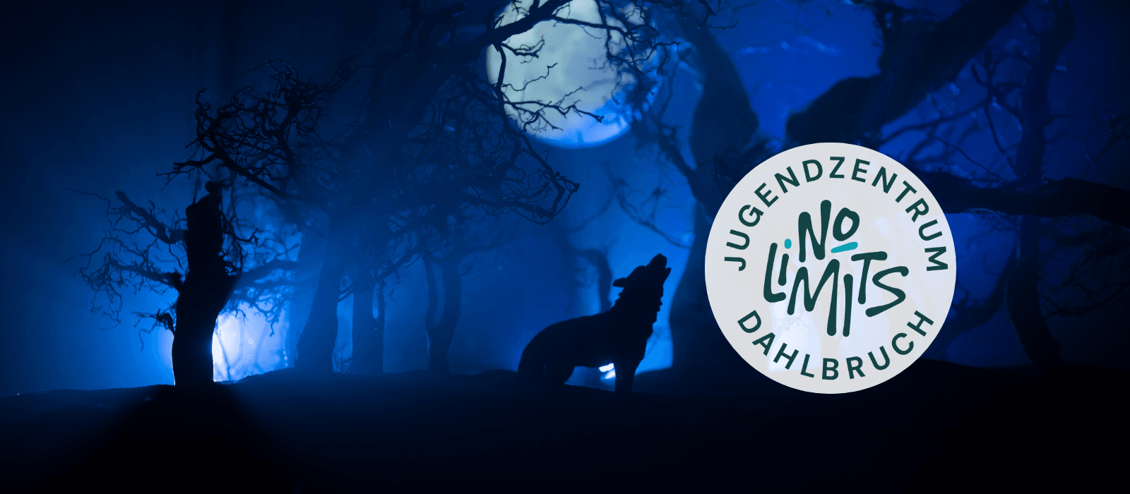 Titelbild für Werwolf-Nachmittag: Vollmond über dem Jugendzentrum 🌕🐺