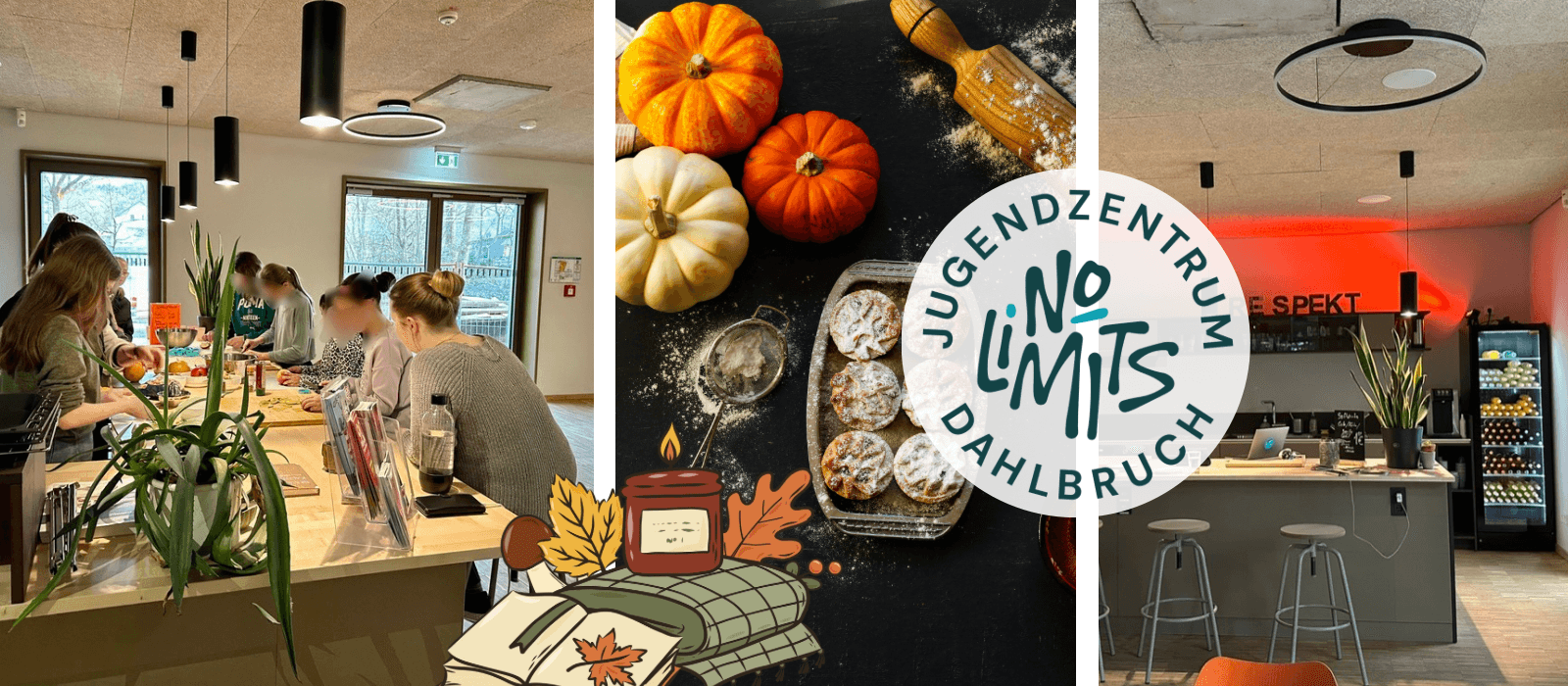 Titelbild für Offener Mädchen*treff (ab 10 Jahren) - Cozy Herbst-Nachmittag 🍂🥧