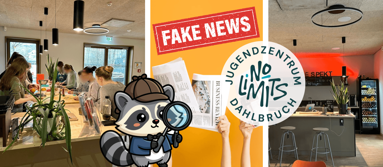 Titelbild für Offener Mädchen*treff - „Kann man das glauben?“ Fake News, Internet & Social Media 📱