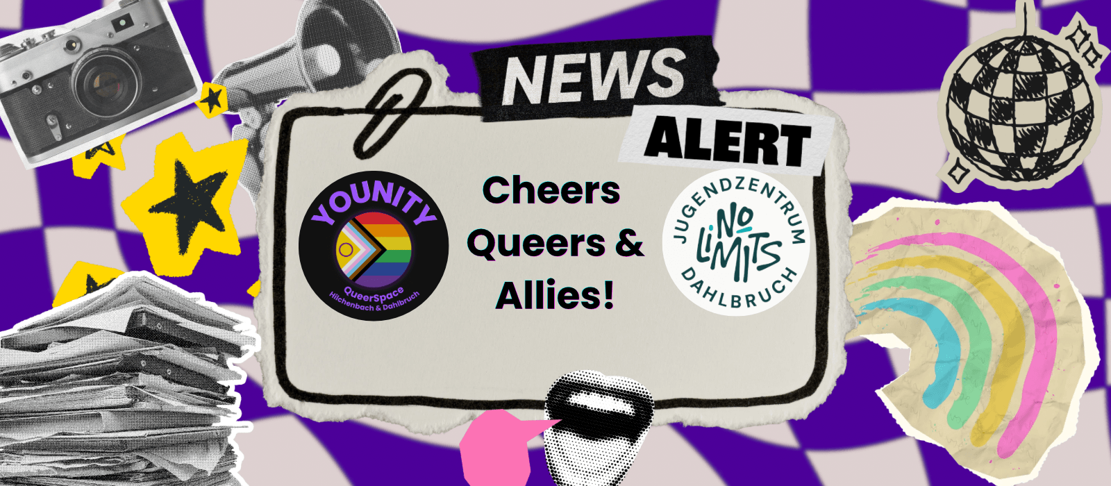 Titelbild für QueerSpace - Let‘s make a Zine! 📰