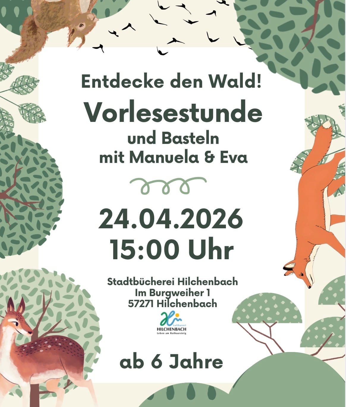 Galeriebild für Entdecke den Wald! - Vorlesestunde